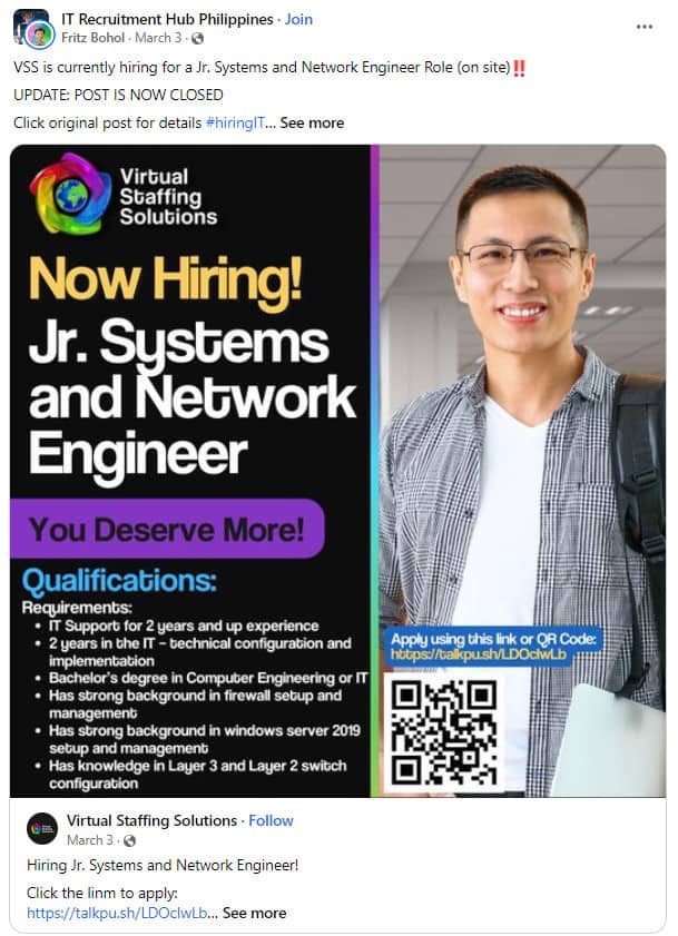 Drive applications to your career page in a fun, engaging way, like with a QR code. 