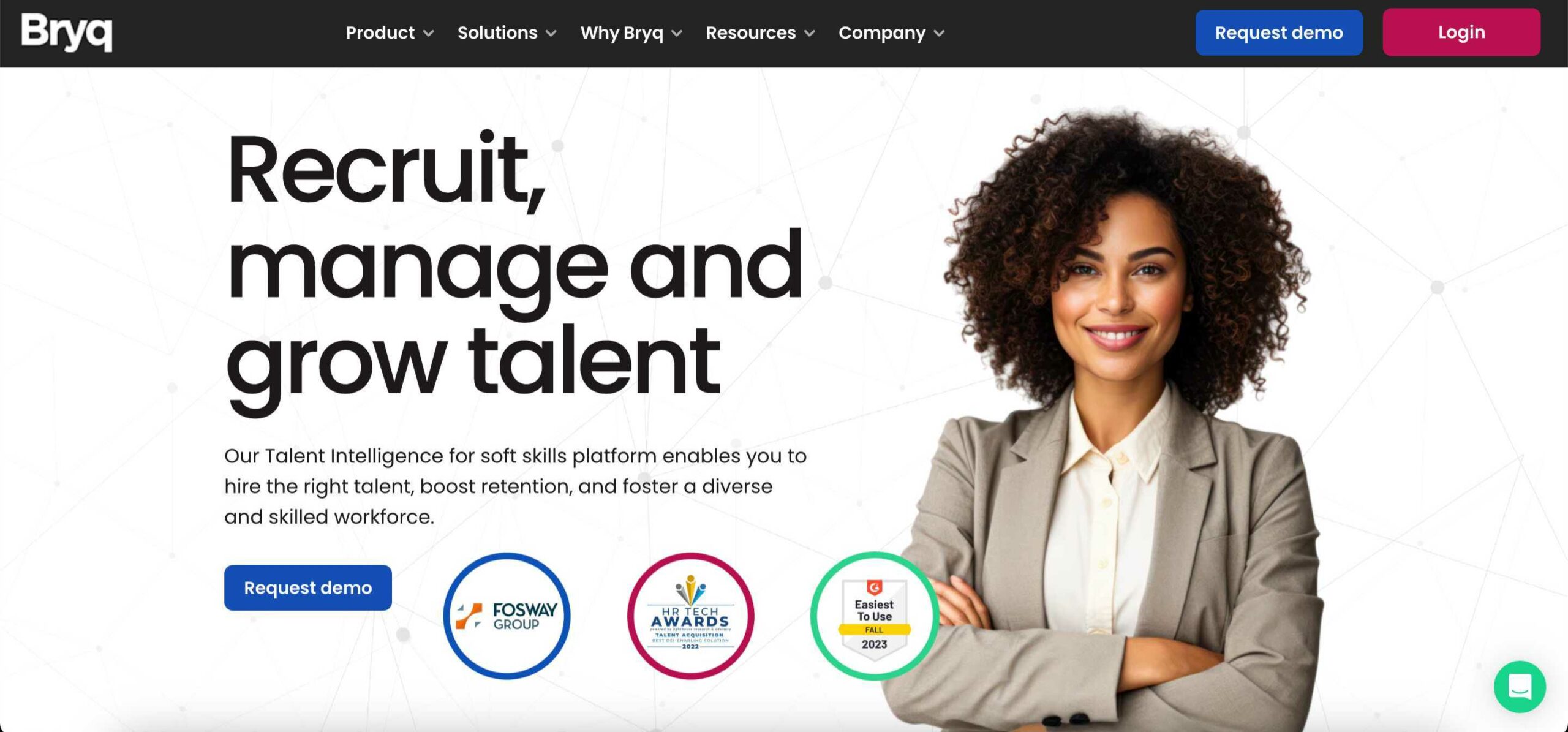 Use Bryq for converstional-style candidate assessents using AI chatbots.