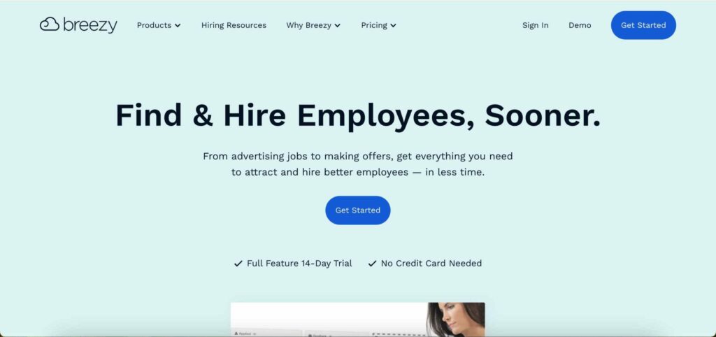 Breezy hiring software