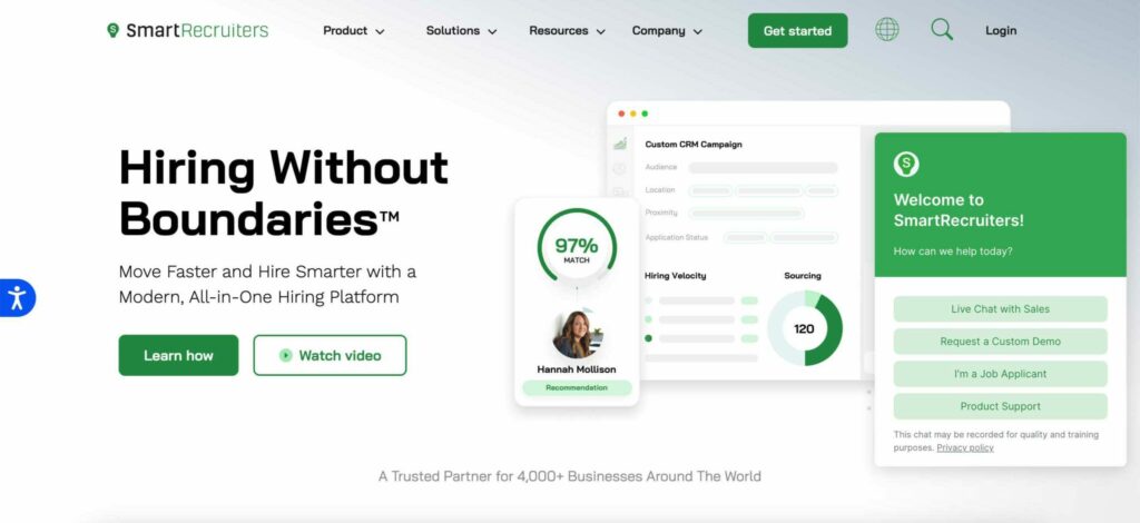 SmartRecruiters hiring software