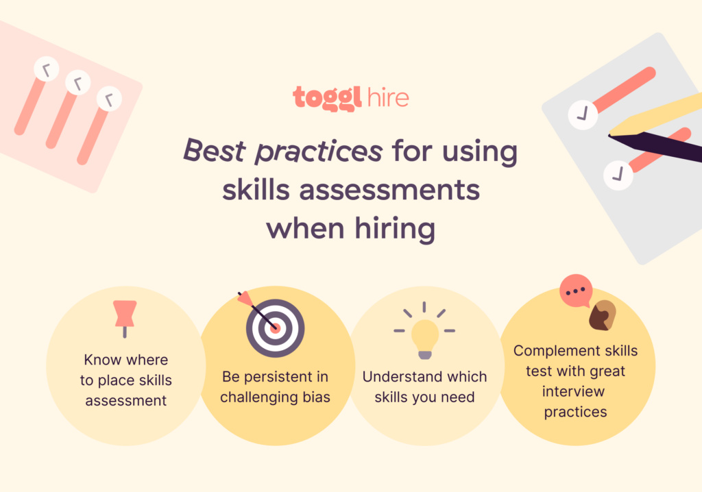 Best practices for using skills assessments