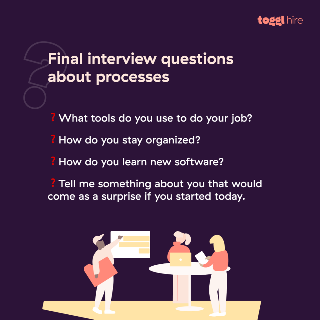 Final interview questions about processes